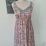 Vintage Y2K Avoca Anthology two piece, silk and jersey maxi dress, with silk and lace tunic top S 10 12 Image 3