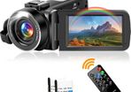 Camcorder Video Camera 2.7K 42MP 18X Digital Zoom Camera Recorder 3.0 Inch LCD Screen Vlogging Camera For YouTube with Remote Controller, 2 Batteries (FREE POSTAGE)