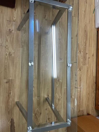 Glass dressing table