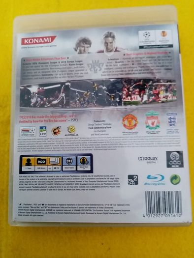 PES 2010 PlayStation 3 Ps3 Games Original