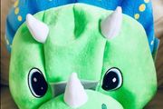 Kids Plush dinosaur head mask