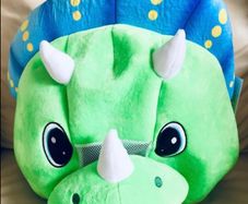 Kids Plush dinosaur head mask
