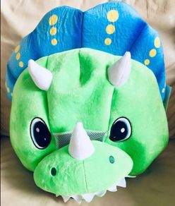 Kids Plush dinosaur head mask