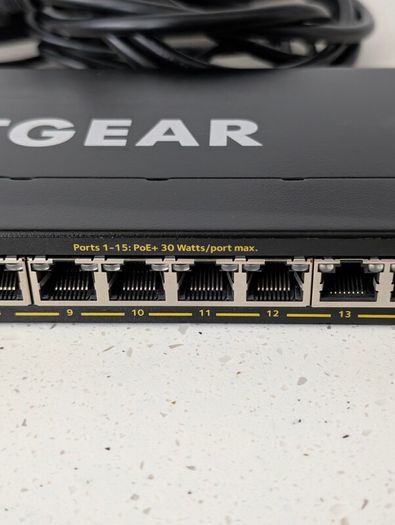 Netgear Gs316epp 16-port Gigabit Poe+ Switch 231w - Mint