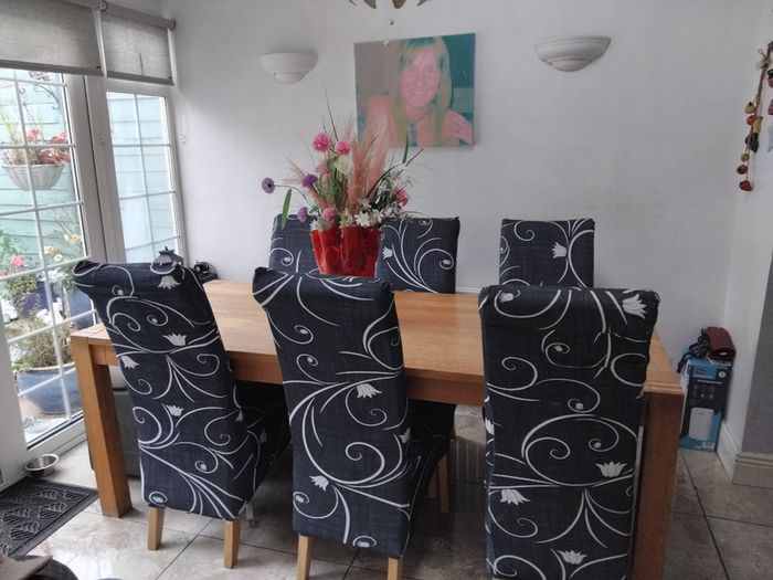 Solid wood table and chairs