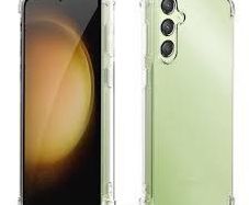 Galaxy S23 FE Case - 360 Bumper Clear Transparent Silicone TPU Case For Samsung Galaxy S23 FE Shock Absorber