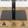 TV Floor Stand for 30-70 Inch LED LCD OLED Flat Curved TVs, Height Adjustable Tall Swivel Standing TV Stand, Universal Freestanding Floor Standing TV Stand Base up to 40kg, Max VESA 600x400mm Image 5