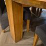 solid oak dining table. Image 4