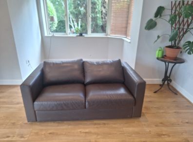Vimle Leather 2 Seater Couch