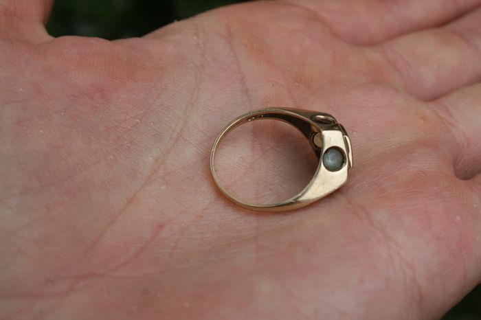 Vintage 375 Gold Ring  9 Carat Yellow Gold Ring 2,8g