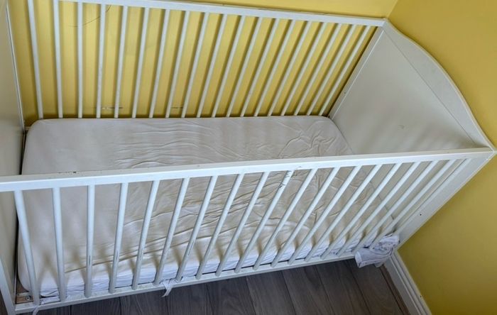 Baby cot bed, changer unit and rocking chair bundle