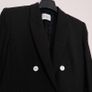 Sandro Paris Black Micro Polka Dot Double-Breasted Tailored Blazer Jacket 12UK/40EU Image 7