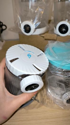 Pack of 4 Replacement Pint Containers for Ninja Swirl CREAMi NC701EU