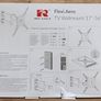 TV Wall Mount Bracket Tilt Swivel Full Motion 17-56" Image 2