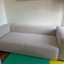 Kave home blok 3 seater sofa and foot rest Image 4