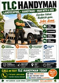 Handy man- tree cutter -man with a van