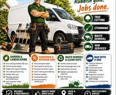 Handy man- tree cutter -man with a van