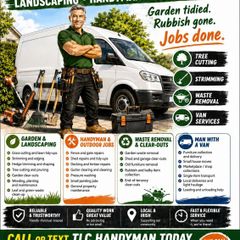 Handy man- tree cutter -man with a van