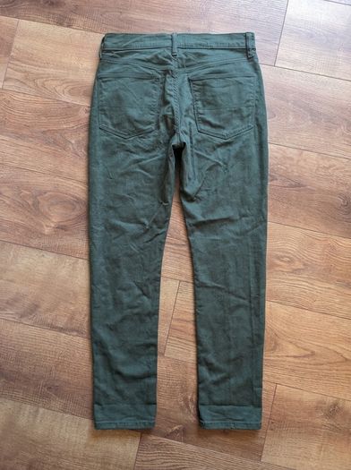 MS Mens Slim Fit Stretch Cotton Chinos - Deep Forest Green (W30 / L29)
