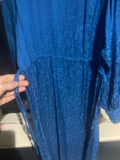 Blue midi dress