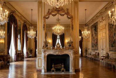 Very large Mirror in ballroom Photo