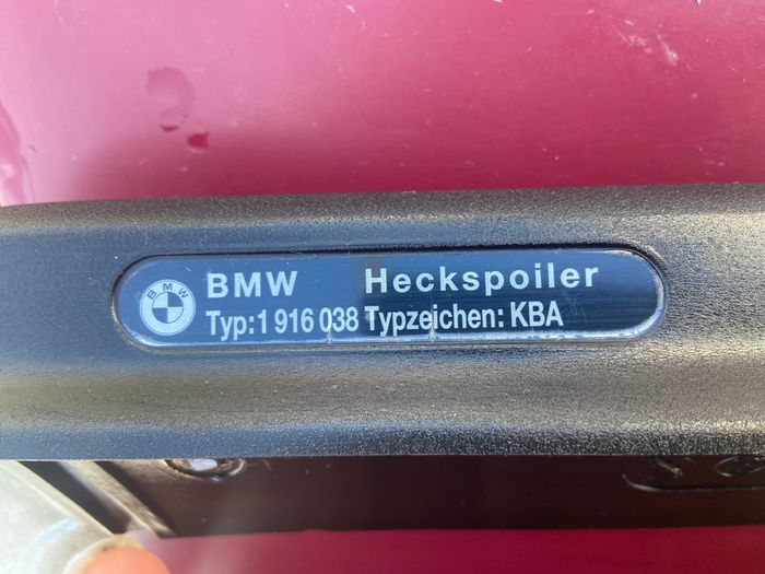 Genuine Pfeba (1916 038) BMW E30 325is Heckspoiler Boot Spoiler