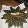 Temu 6pcs Gold Festive Hanging Snowflake Decorations Image 5