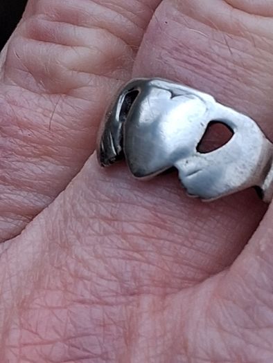 Vintage Irish Sterling Silver Claddagh Ring(1981)