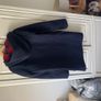Abercrombie & Fitch Men's Navy Duffle Coat Size Medium Image 9