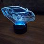 3D LED Lamborghini Night Light, Black Touch Color Changing Car Shape USB Table Lamp Image 2
