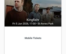 Kingfishr ticket