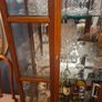 Fefco Antique Rosewood Display Cabinet Image 3