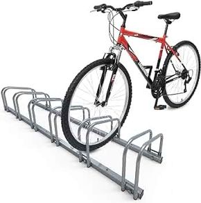 6 Bike Stand Floor or Wall mounted bike rack for garage Bicycle Parking rack Cycle Storage Locking Stand