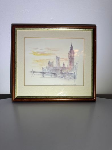 Complete Set of 4 Framed London Prints by Michael Starkey