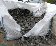 Geocell foam glass gravel