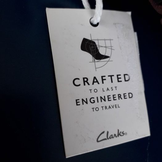New Clarke's  bag with tag attached