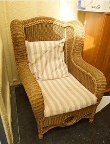 Two Wicker Armchairs