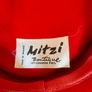 Vintage Mitzi Boutique of London Red Pill Box Hat with Peacock Feather Image 3