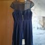 Coast navy pleated lace inserts dress occasion wedding communion party 14 brand new Image 7