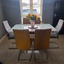 extending dining set 6 chairs Image 2
