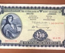 Ireland Ten Pound Lavery Note