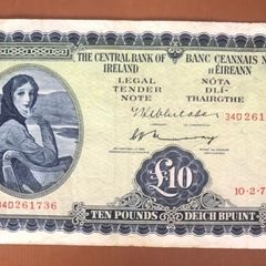 Ireland Ten Pound Lavery Note