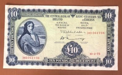 Ireland Ten Pound Lavery Note