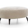 Verona Luxury Oval Pouffe Large Boucle 100x80 Image 3