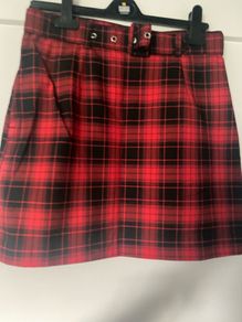 Size uk10 tartan skirt
