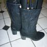 Manas Designer Black Leather boots. Soft All Leather High heel Italian. Uk 6.5 Eu 40. Excellent condition. Image 5