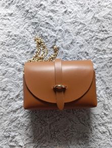 Light brown leather bag