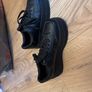 Bershka black platform runners Image 3