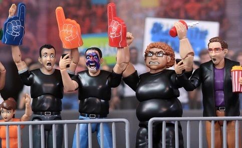 Wrestling Figure Foam Fingers, Fan Signs, Hotdogs, Popcorn & Belts
