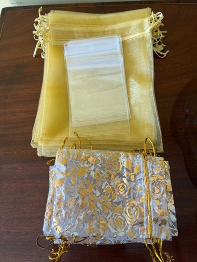 Gift Bag Jewellery Organiser Bags Pouches. 3 Styles. 41 Pieces